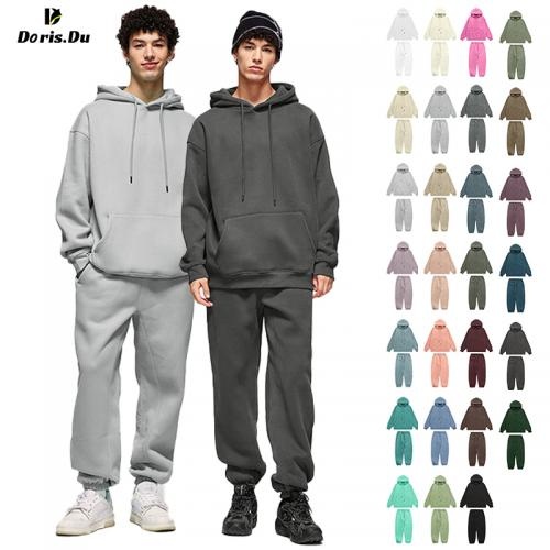 premium solid color cotton two piece set