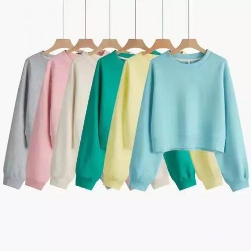 Women Crop Tops Hoodies
