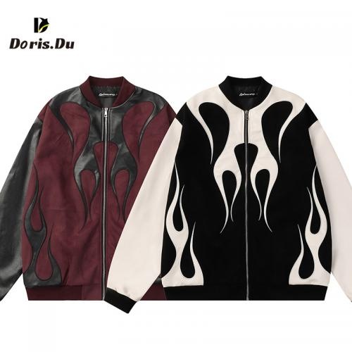 Fashiong Loose Unisex Flight Baseball Jacket