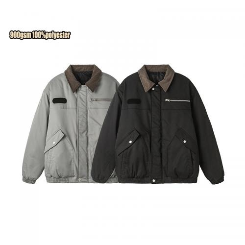Custom logo boxy 900gsm100%polyester warm field anorak leader men's jackets casual