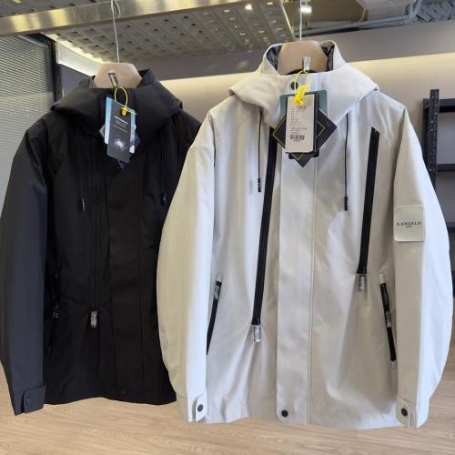 2024 Custom Sport Outdoor Windbreaker 90 duck dowm Waterproof men puffer jacket winter