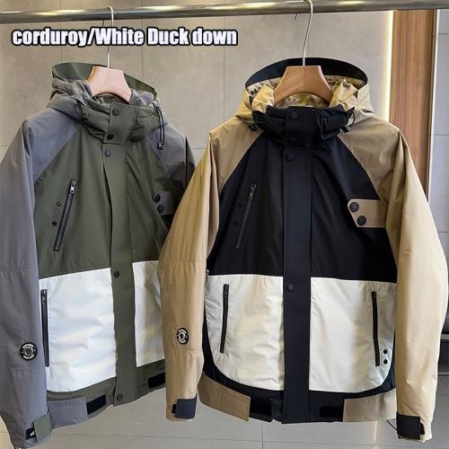 Custom Breathable Winter Jacket Men Women Snow Suit Waterproof Warm Zip Puffer Jacket Coat